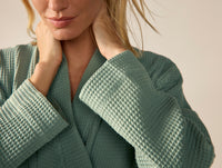 Unisex Organic Waffle Robe