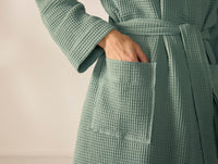 Unisex Organic Waffle Robe
