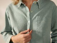Women's Cloud Brushed Organic Flannel Long Sleeve Pajama Set