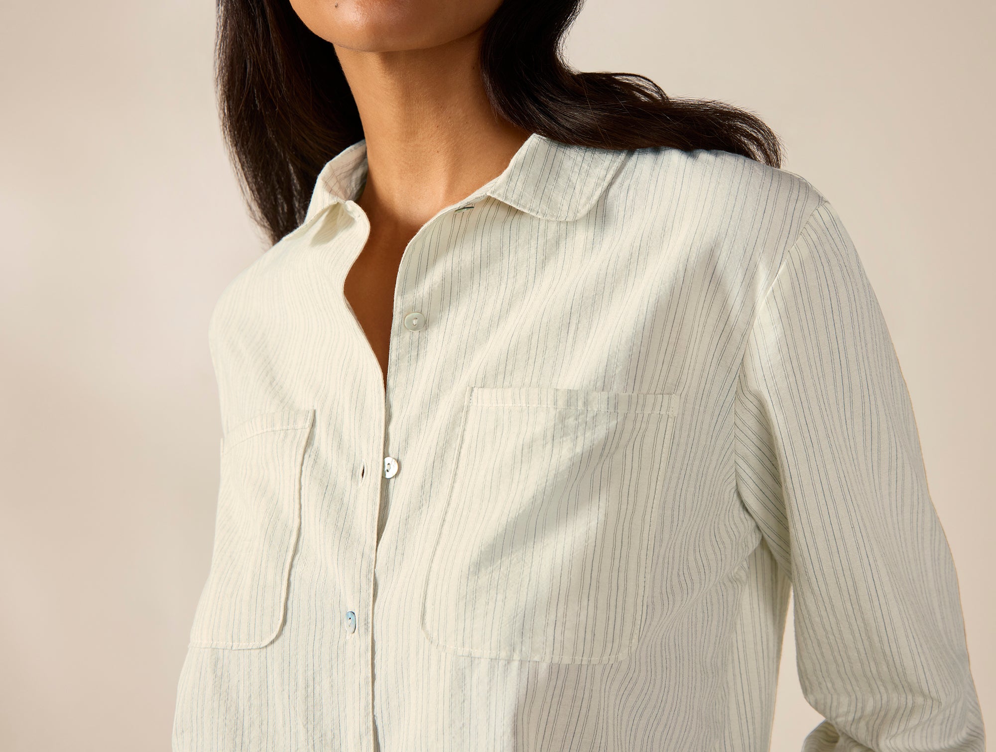Women's Isla Organic Cotton Long Sleeve Pajama Set