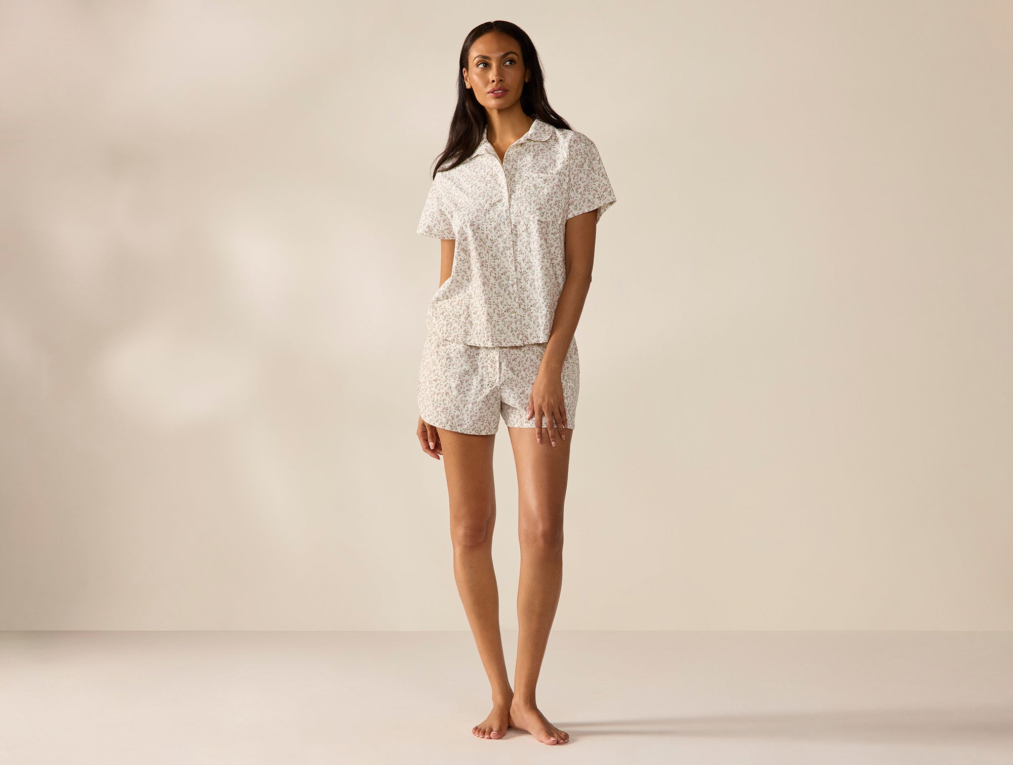 Women's Isla Organic Cotton Short Sleeve Pajama Set