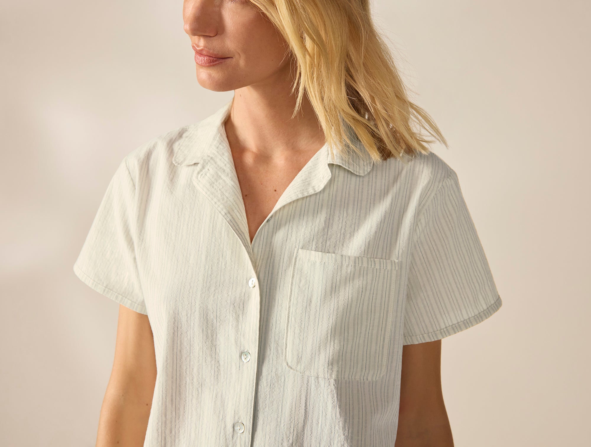 Women's Isla Organic Cotton Short Sleeve Pajama Set