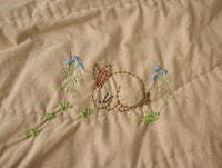 Woodland Organic Embroidered Toddler Quilt