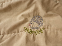 Woodland Organic Embroidered Toddler Quilt
