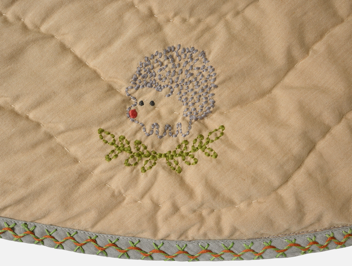 Woodland Organic Embroidered Play Mat