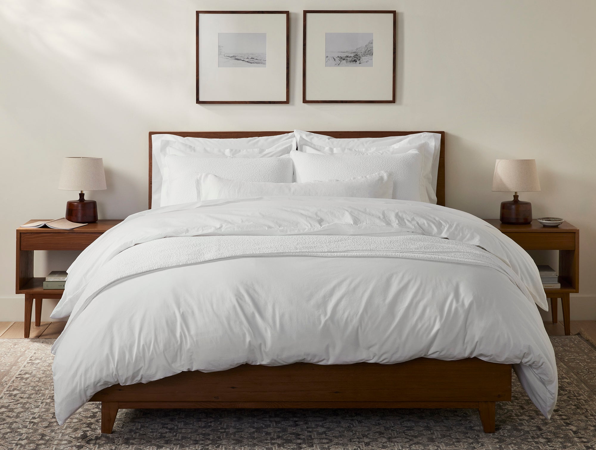 Heritage Organic Percale Duvet Cover 