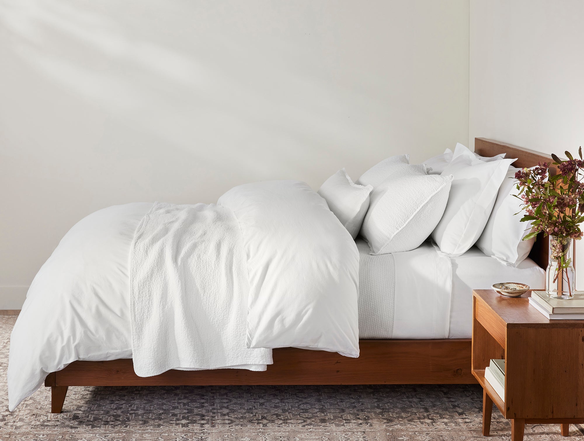 Heritage Organic Percale Duvet Cover 