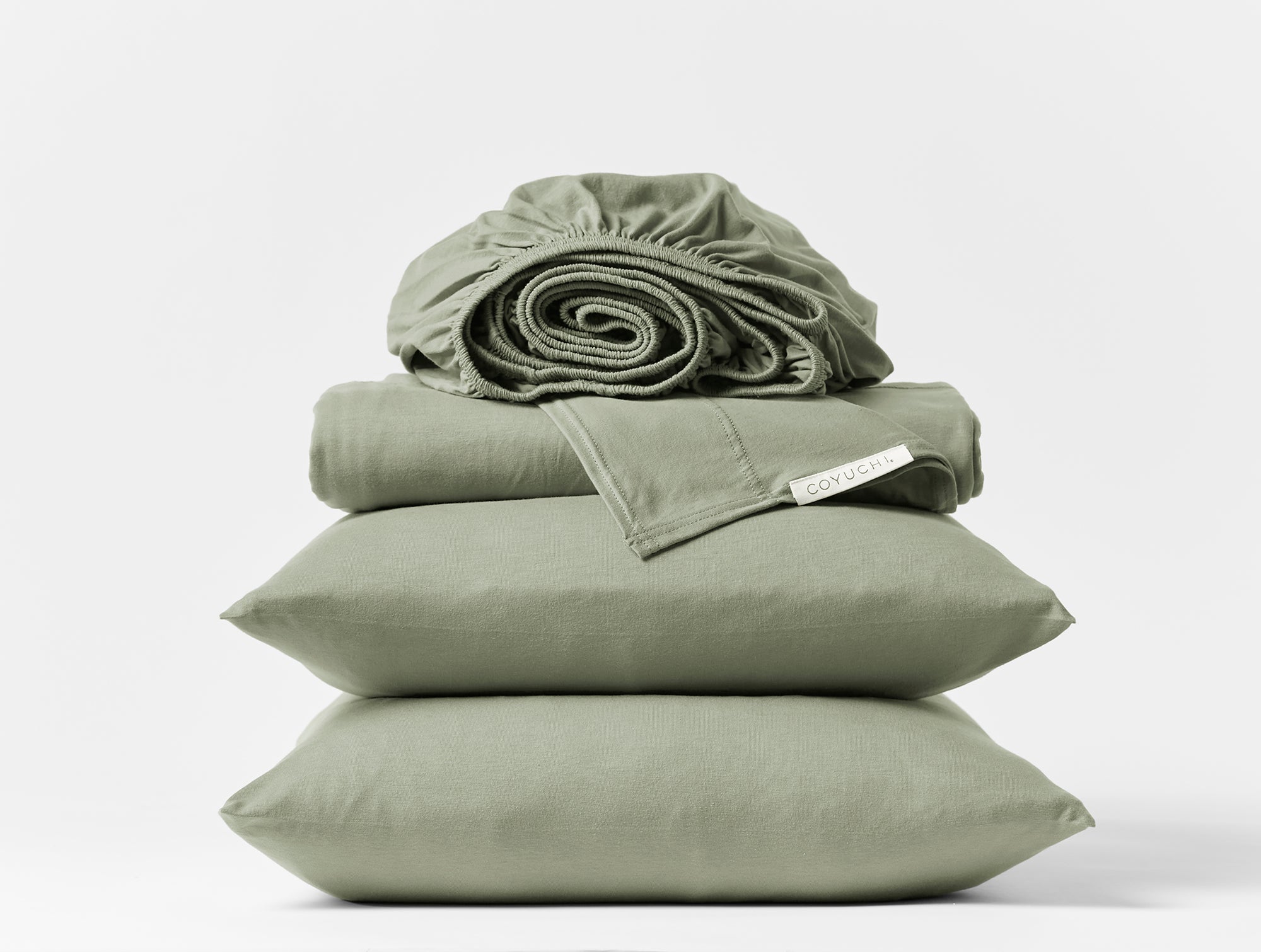 Coyuchi Jersey Sheet Set Queen / Natural