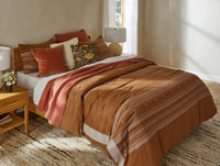 Coyuchi + Rejuvenation Inyo Organic Dobby Duvet Cover - Renewed