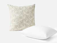 Marguerite Organic Print Decorative Pillow Cover + Pillow Insert Set