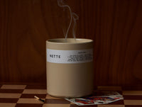 Nette Sunday Chess Ceramic Candle 11 oz. - Coyuchi 
