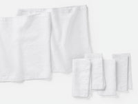 Olivos Embroidered Organic Runner + Napkin Set