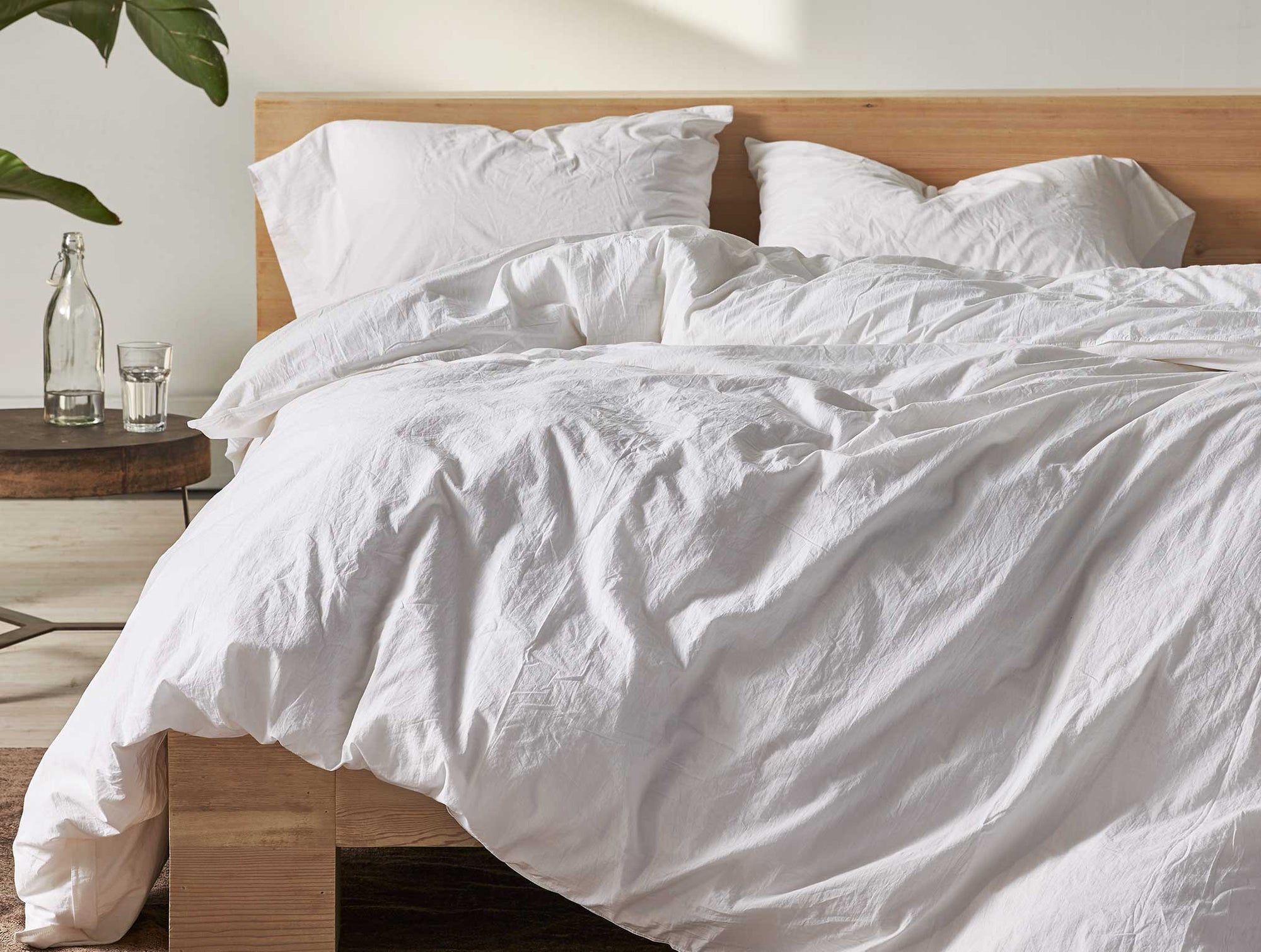 Organic Crinkled Percale™ Minimalist Bed Bundle
