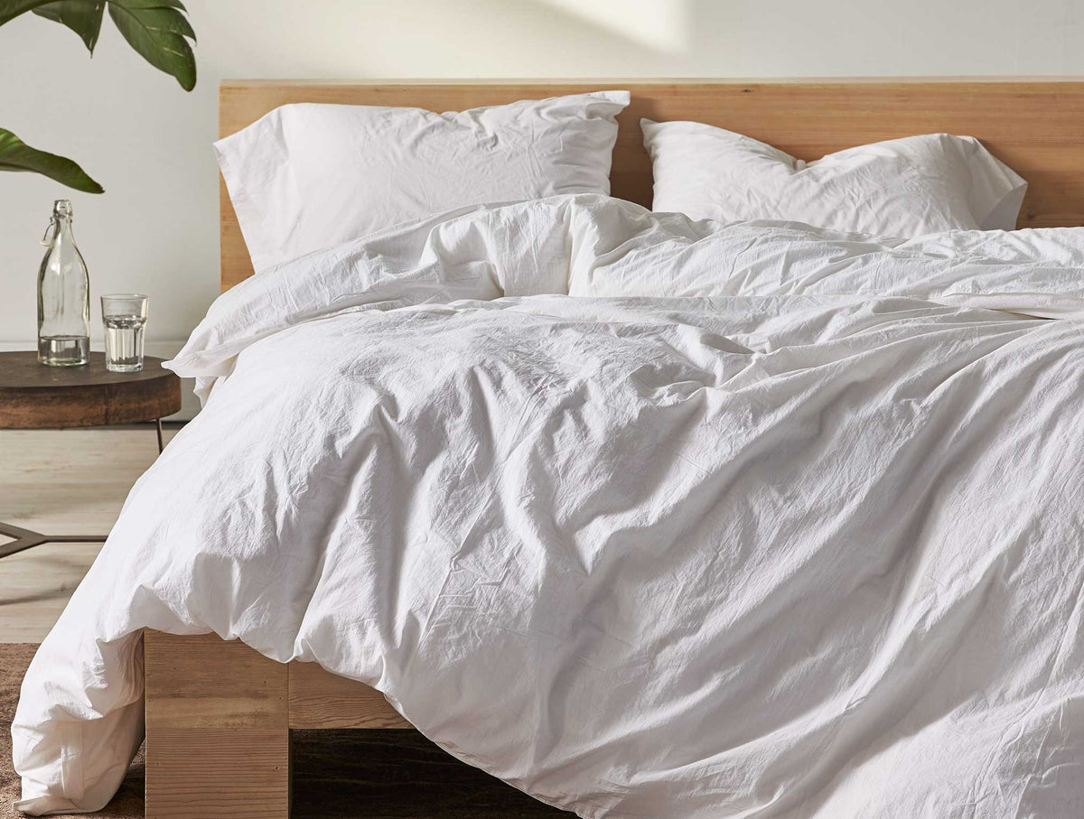 Organic Crinkled Percale™ Pillowcases - Renewed