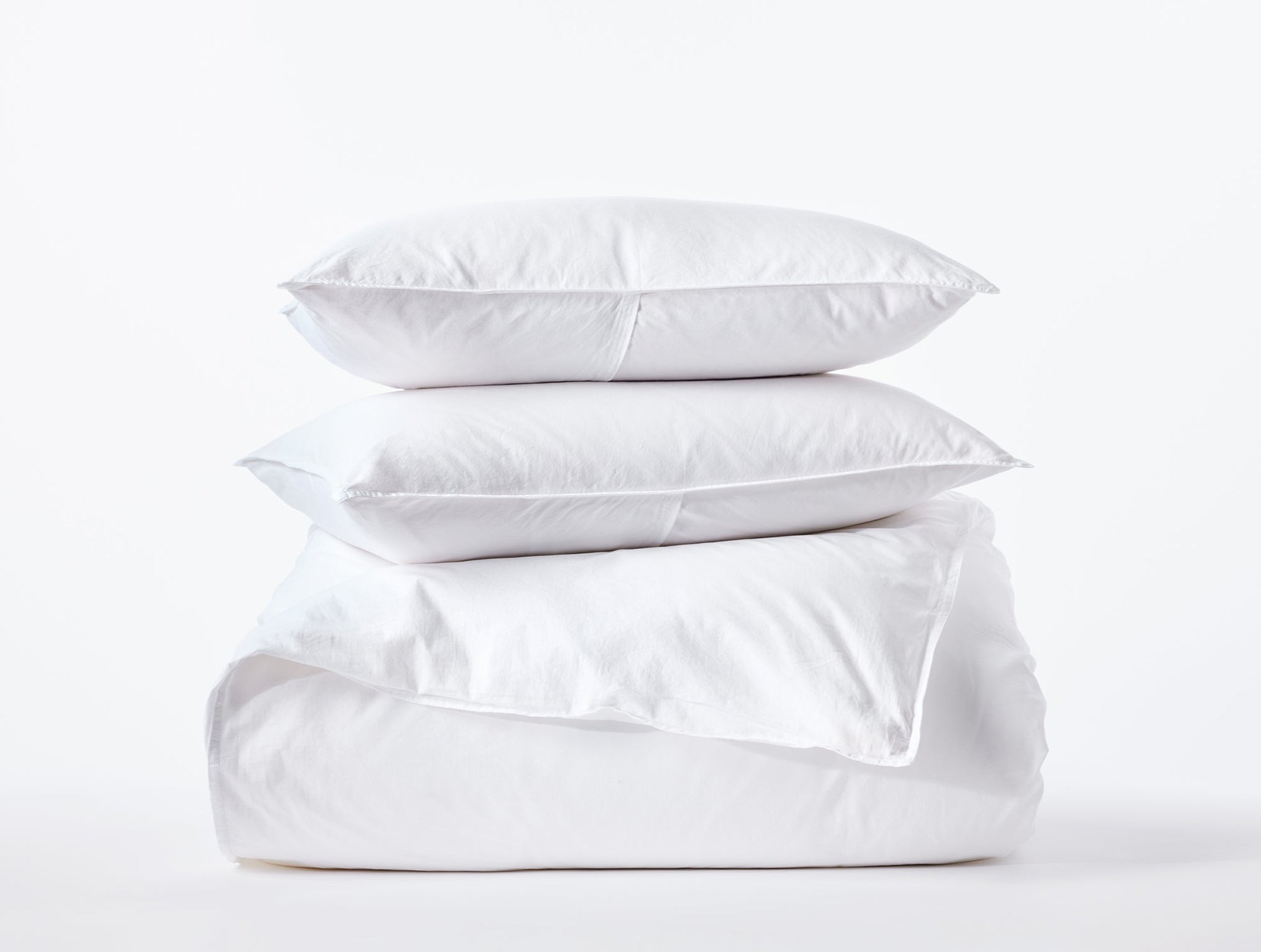 Organic Crinkled Percale™ Duvet Set