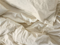 Organic Crinkled Percale™ Fitted Sheet - Renewed