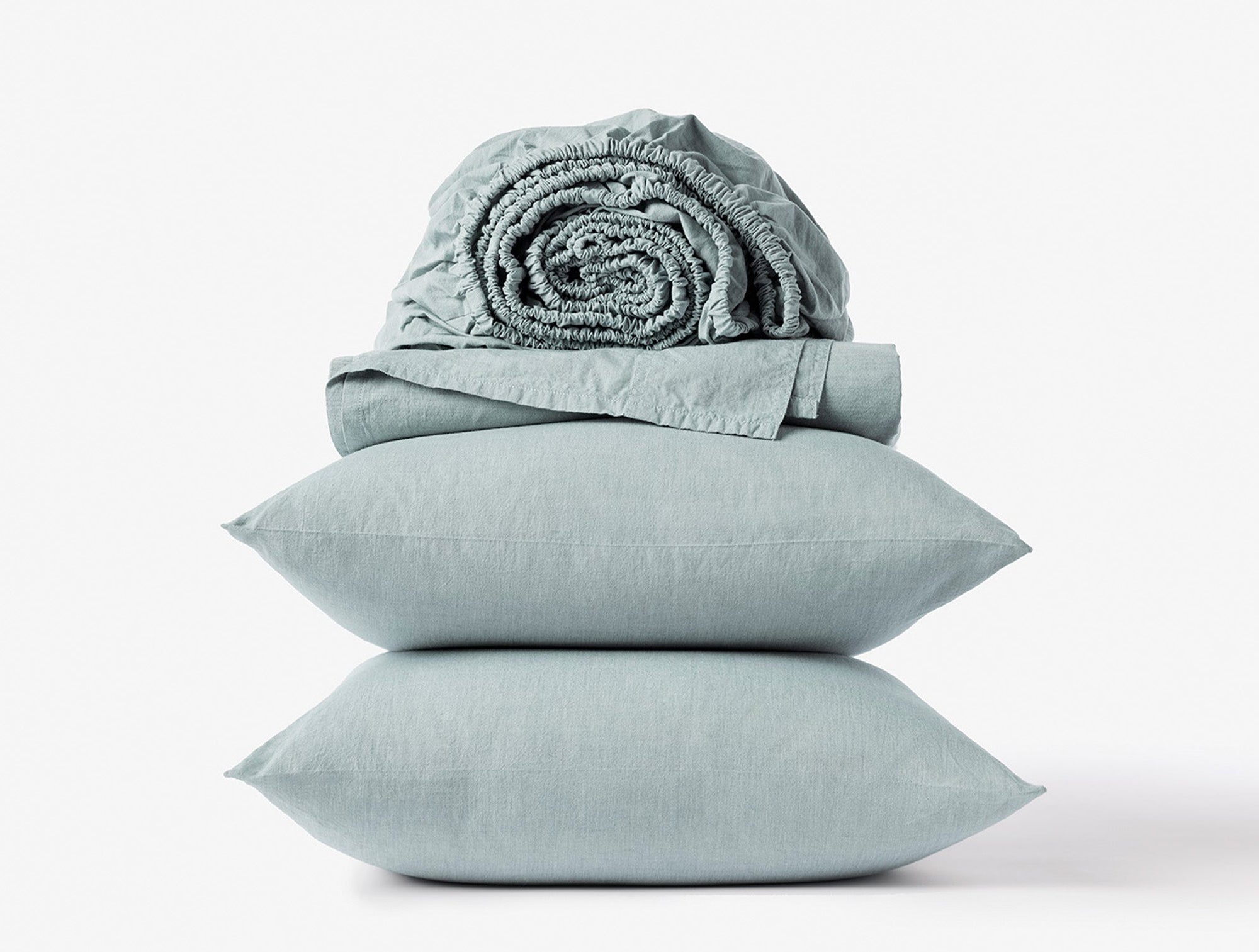 Organic Crinkled Percale™ Sheet Set - Coyuchi 