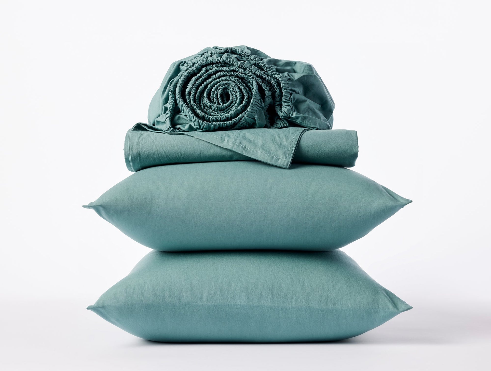 Organic Crinkled Percale™ Minimalist Bed Bundle