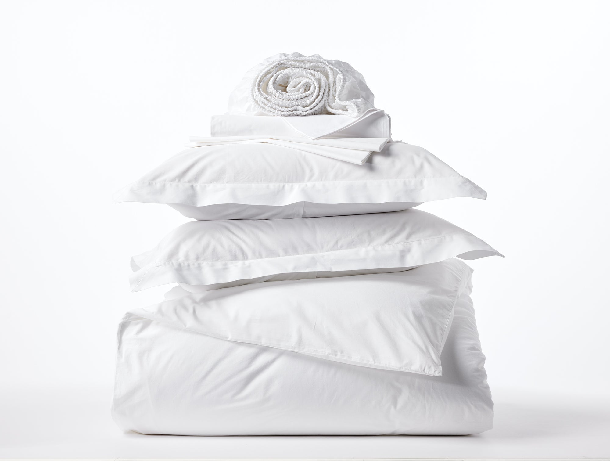 300 Thread Count Organic Percale Bedding Set in Queen