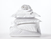 300 Thread Count Organic Percale Bedding Set in King 