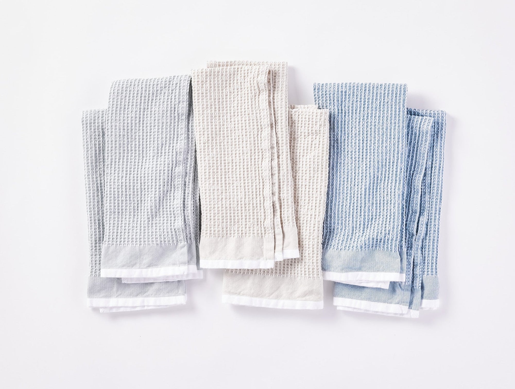 Organic Waffle Kitchen Towels, Set of 6 