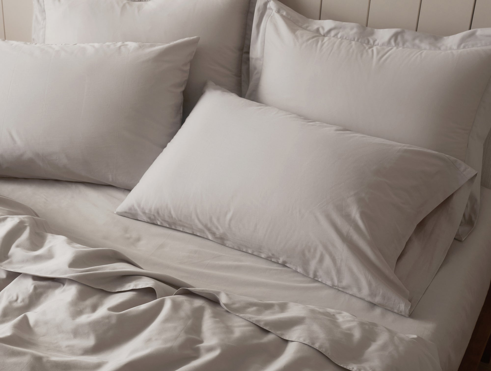 Cloud Soft Organic Sateen Fitted Sheets 