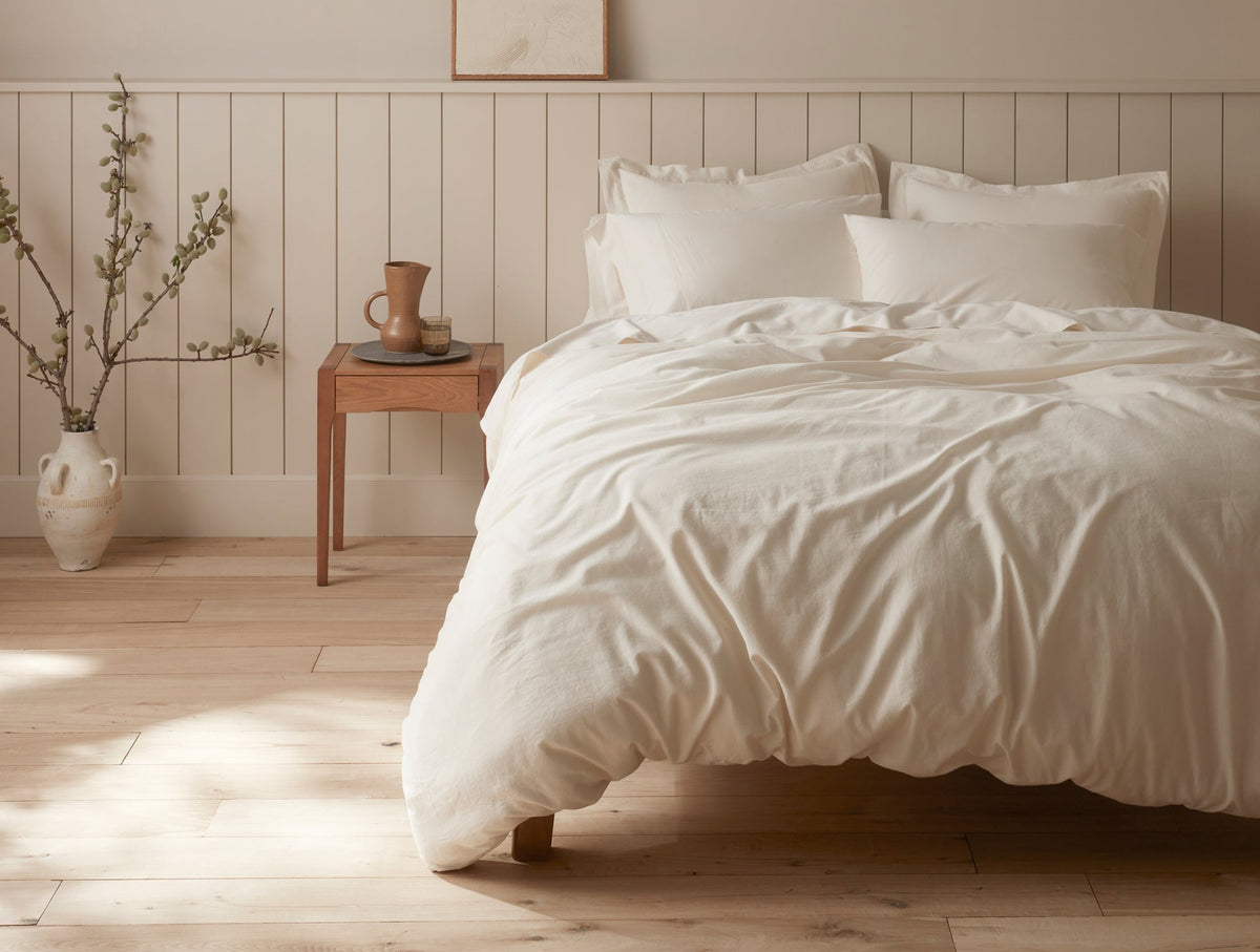 Cloud Soft Organic Sateen Duvet Cover - Renewed