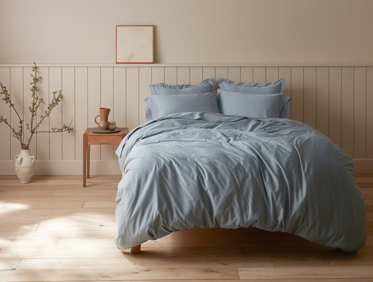 Cloud Soft Organic Sateen Duvet Cover - Renewed