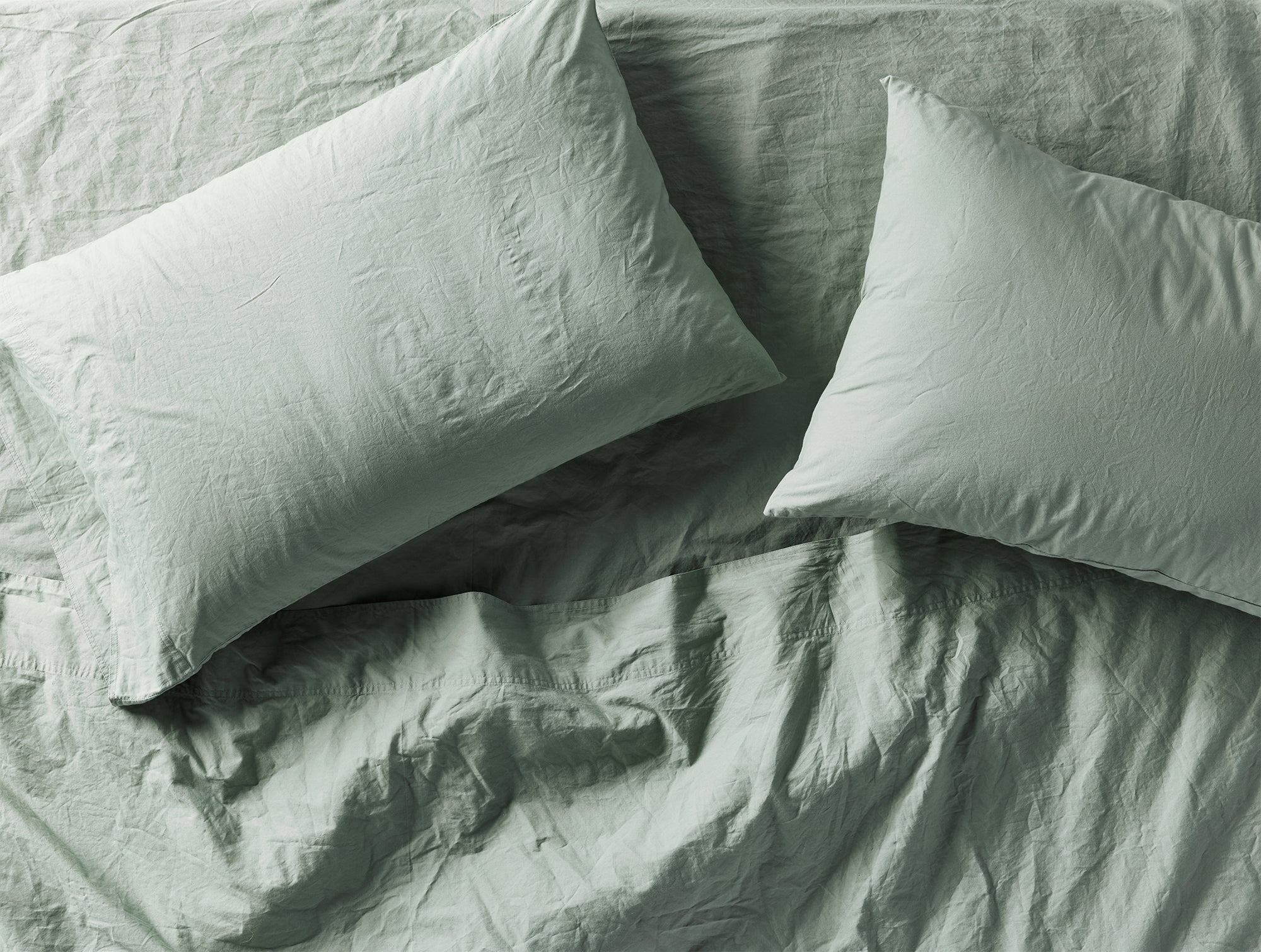 Organic Crinkled Percale™ Sheet Sets
