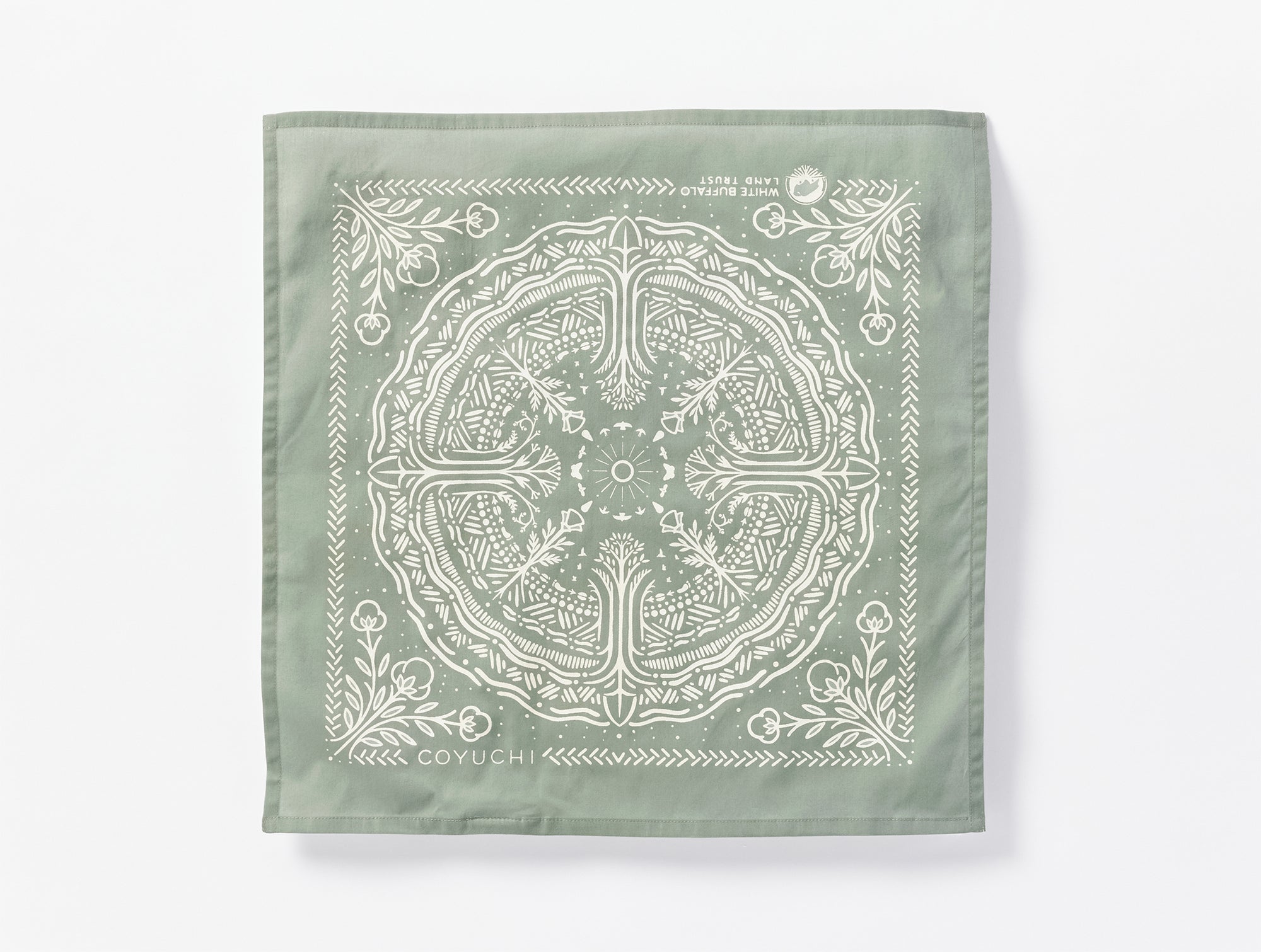 White Buffalo Land Trust Bandana Napkins, Set of 4