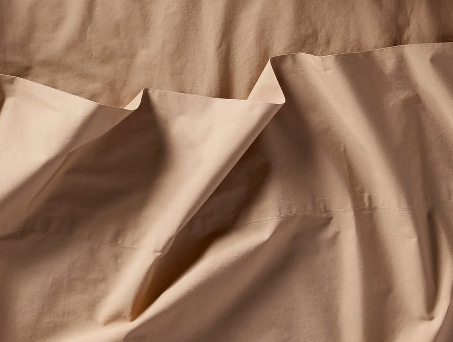 300 Thread Count Organic Percale Sheets | Fawn