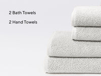 Air Weight® Organic Minimalist Towel Set of 4 