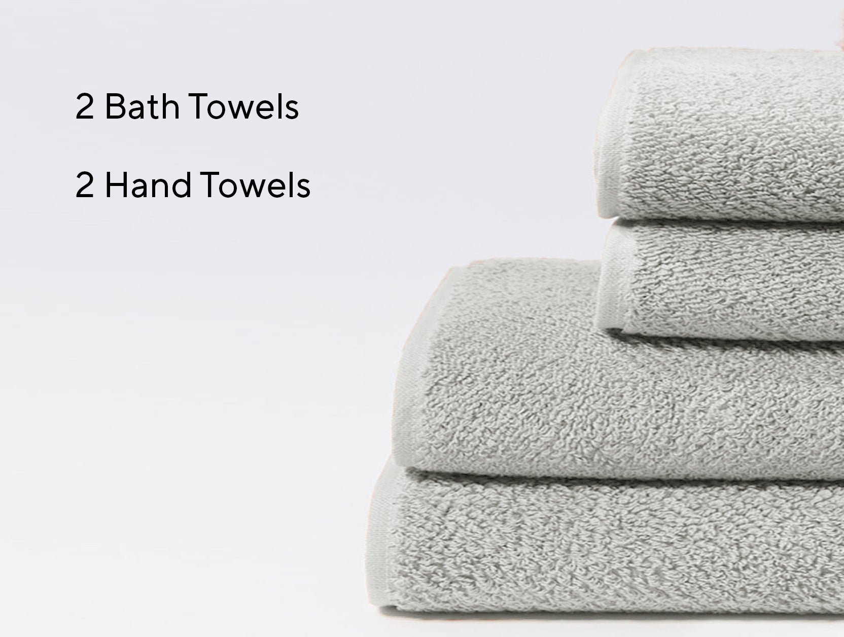 Air Weight® Organic Minimalist Towel Set of 4 