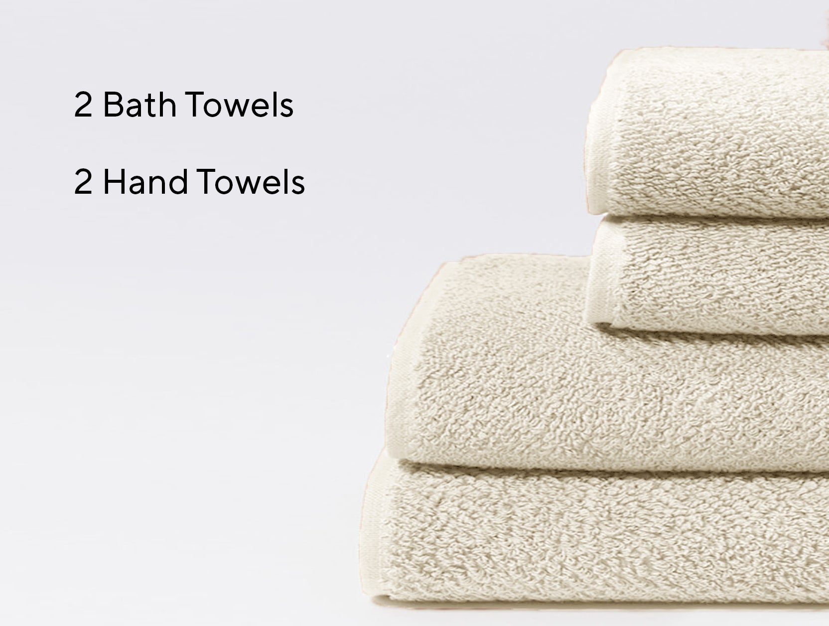 Air Weight® Organic Minimalist Towel Set of 4 