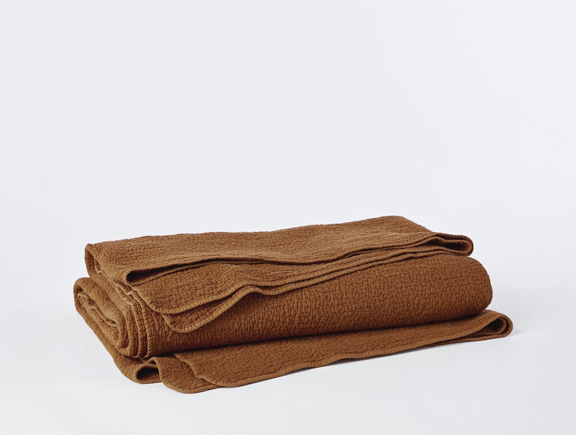 Cascade Organic Matelasse Blanket