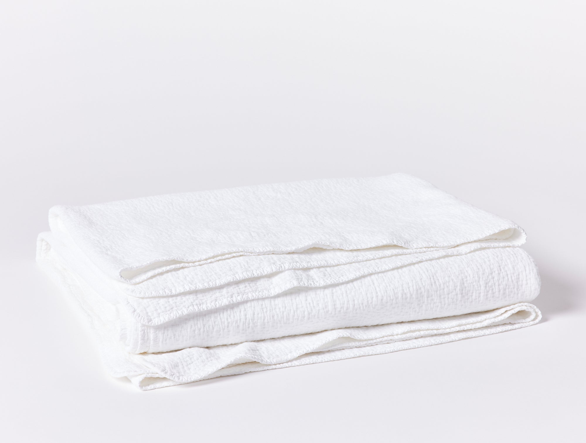 Cascade Organic Matelasse Blanket
