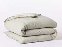 Organic Crinkled Percale™️ Duvet Cover 