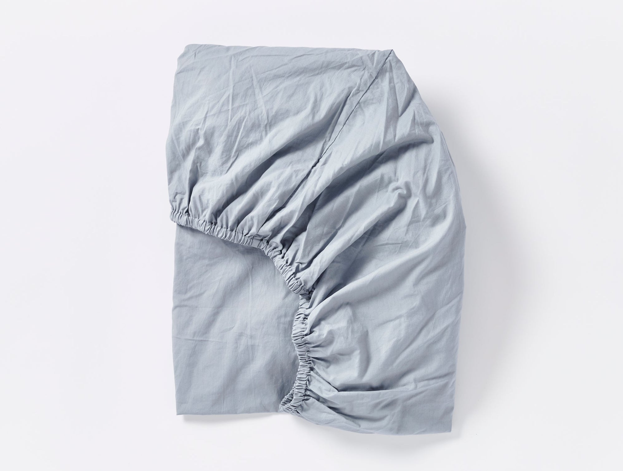 Organic Crinkled Percale™ Fitted Sheet - Renewed