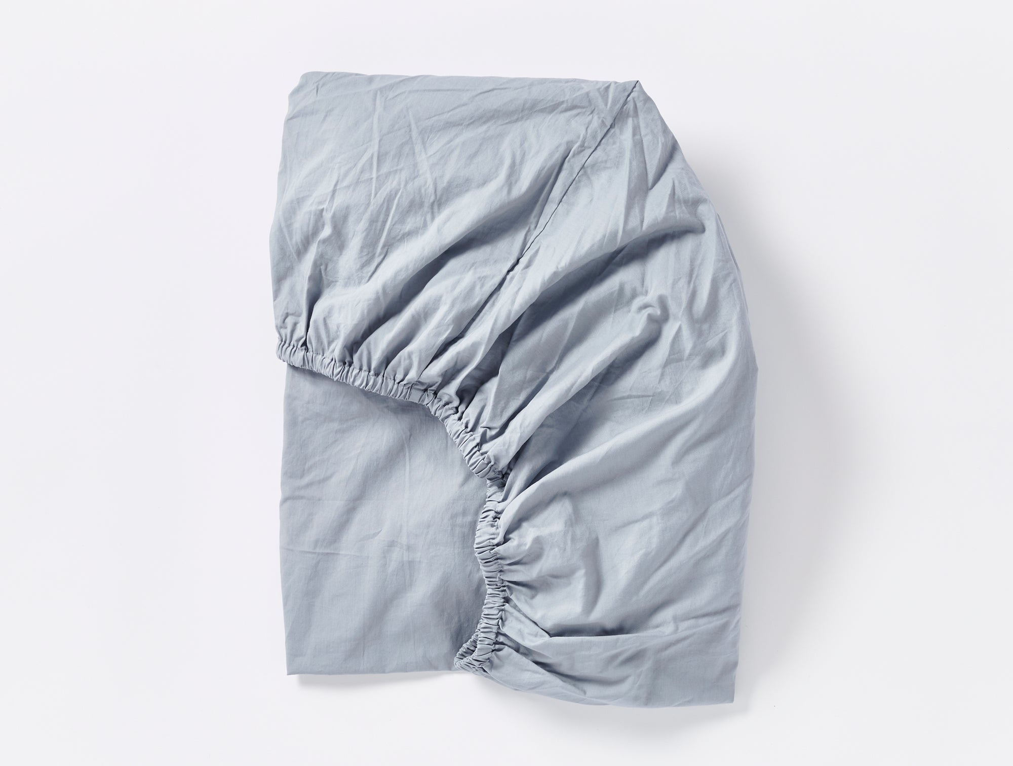 Organic Crinkled Percale™ Fitted Sheet - Renewed