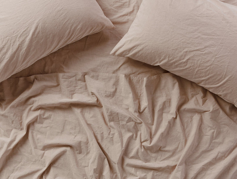Organic Crinkled Percale™ Minimalist Bed Bundle