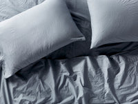 Organic Crinkled Percale™ Fitted Sheet - Renewed
