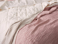 Topanga Organic Matelasse Striped Throw