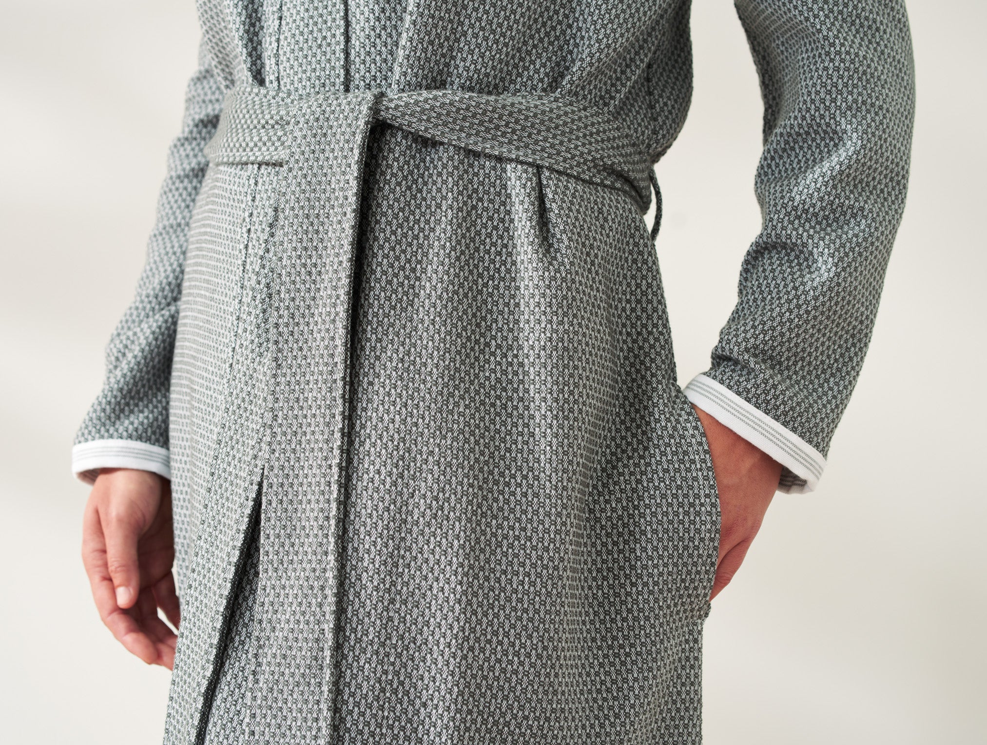 Unisex Mediterranean Organic Modern Robe Coyuchi