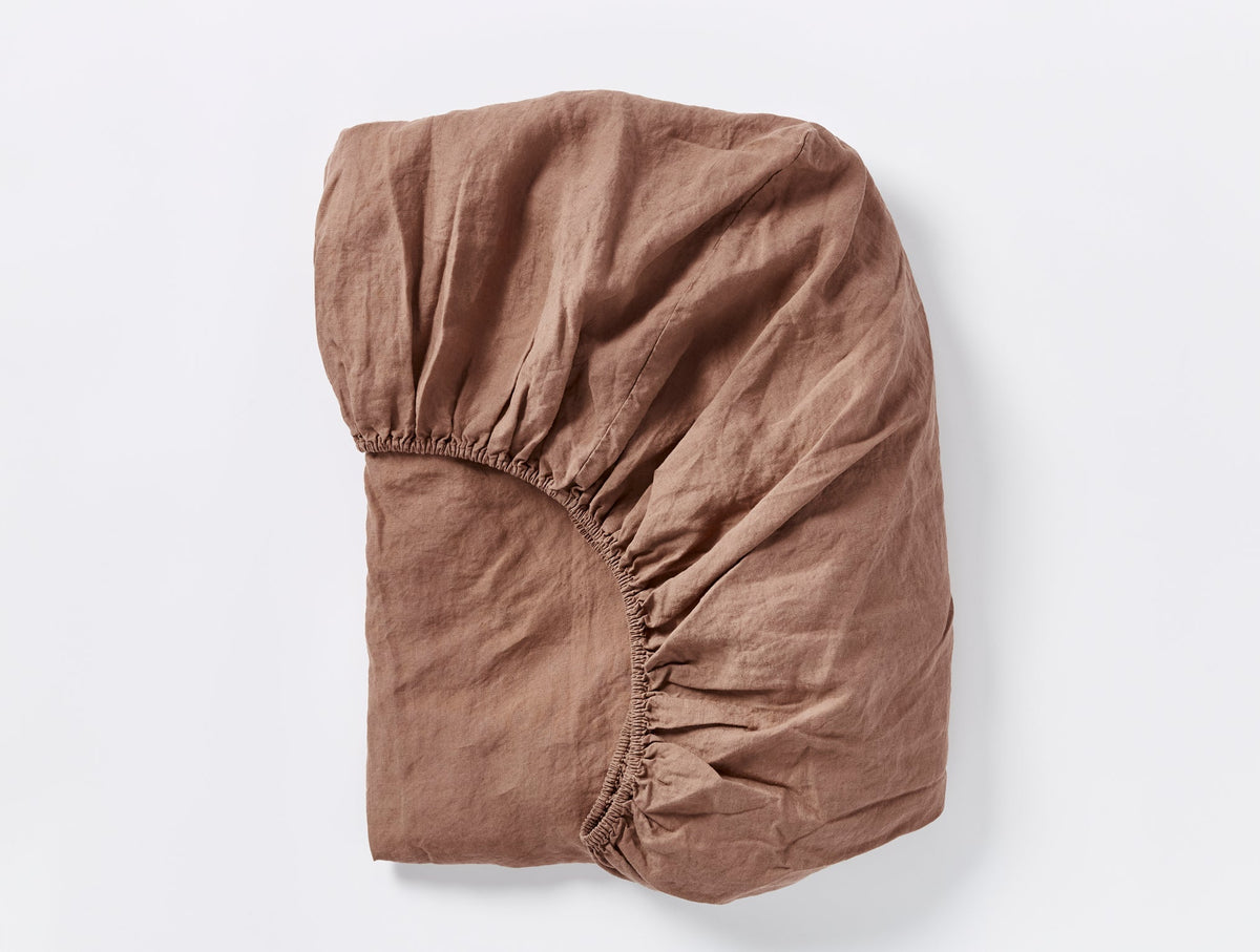 Organic Relaxed Linen Fitted Sheet - Renewed