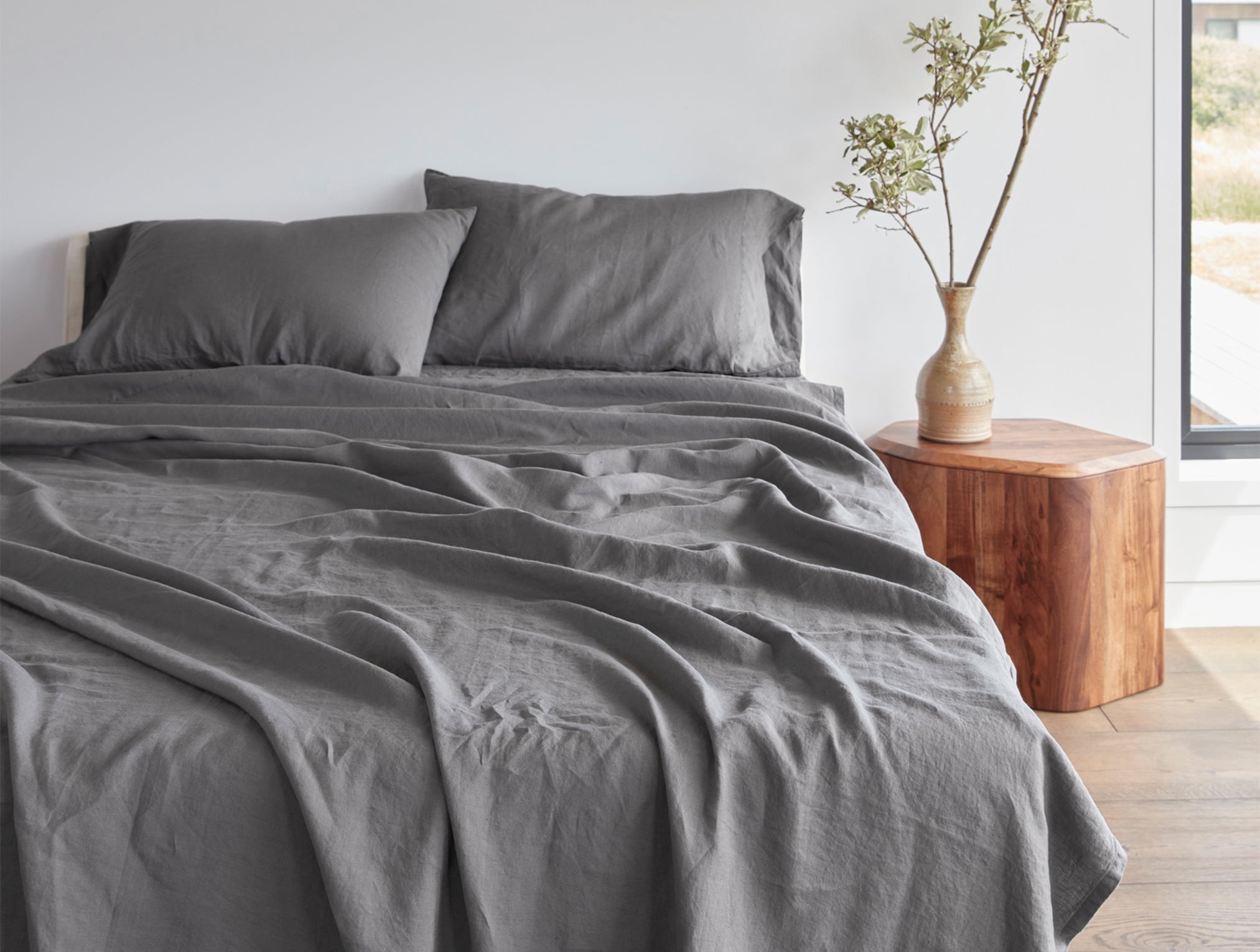 Pillow talk linen sheets discount