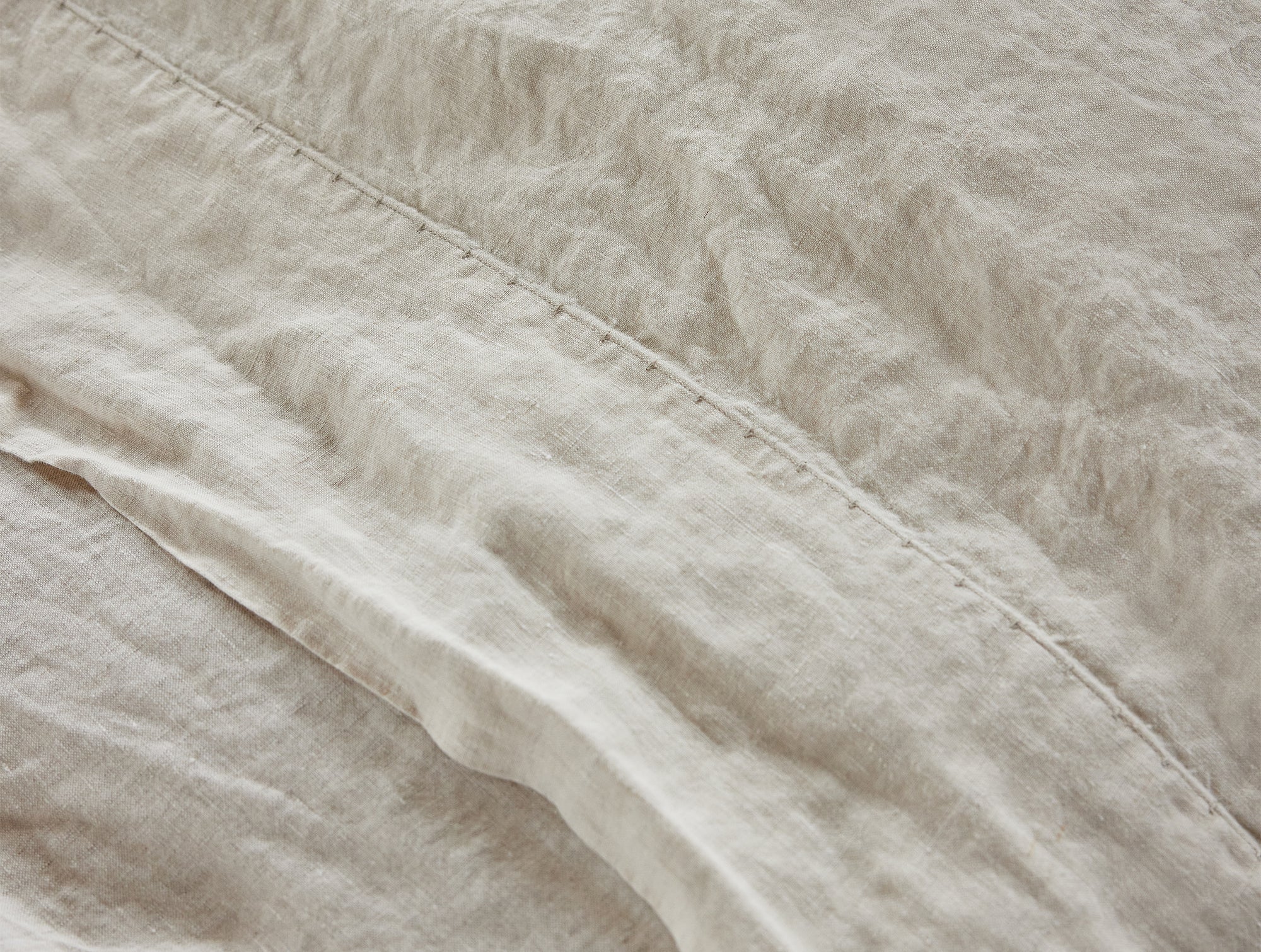 Coyuchi Organic Relaxed Linen Duvet Cover Full/Queen Fog
