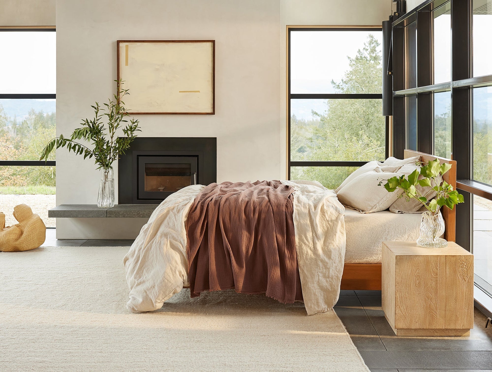 Topanga Organic Matelasse Blanket 