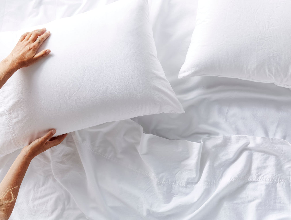 Cloud Soft Organic Sateen Flat Sheets - Renewed