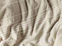Rippled Stripe Organic Shams - Renewed