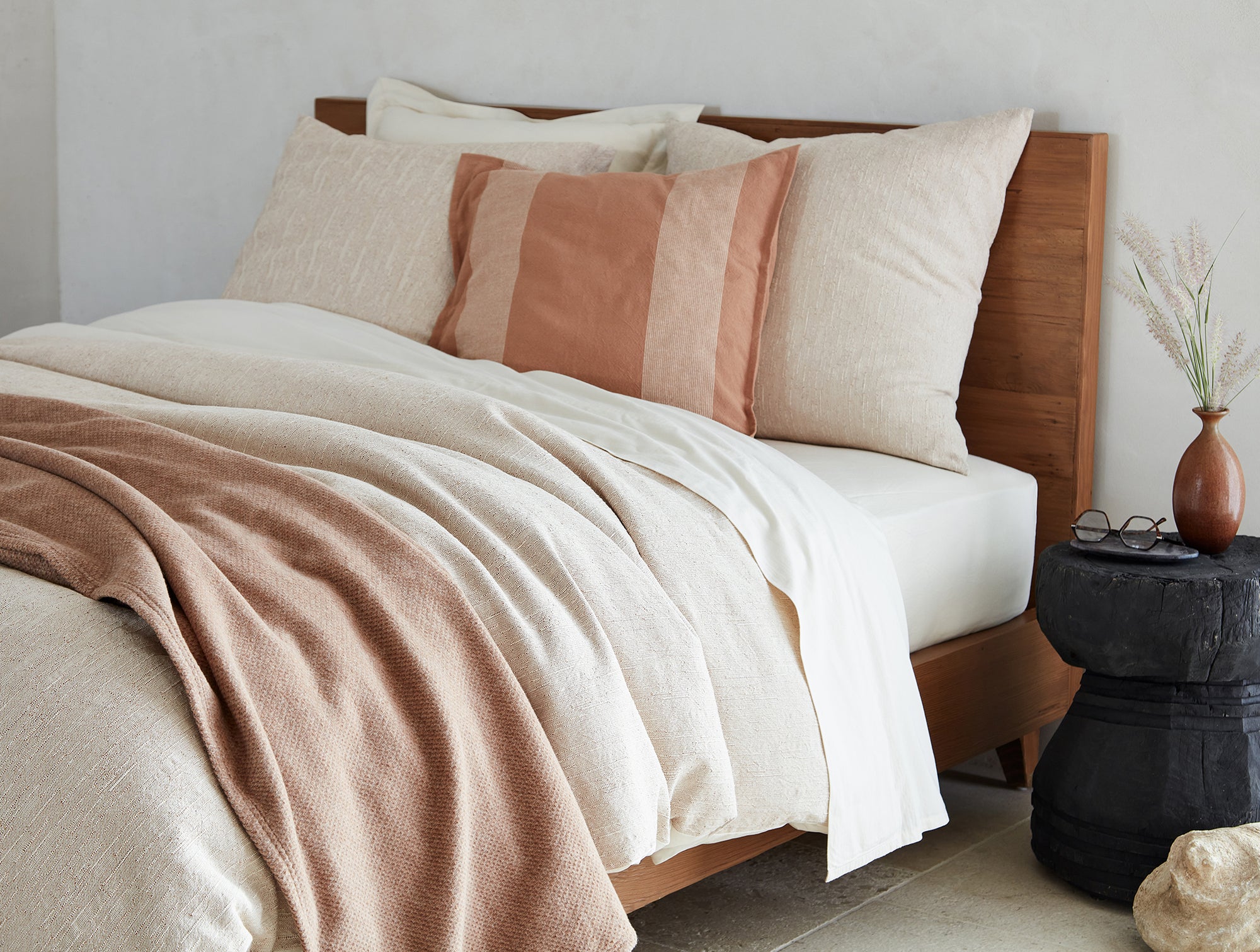 Sequoia Washable Organic Cotton & Wool Blanket 